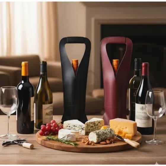 Bolsa Porta Vinho Couro Ecologico Resistente Produto Top Lançamento