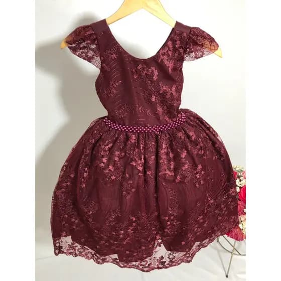 Vestido de festa infantil Marsla Renda