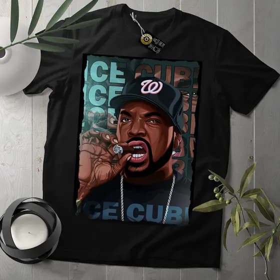 Camiseta Ice Cube Hip Hop camisa unissex anime