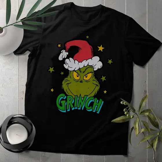Camiseta Estampada Grinch Natal Massculino E Feminino