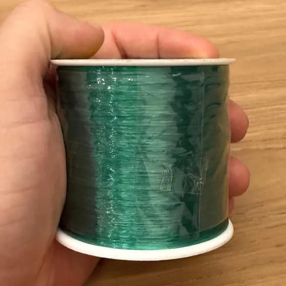 719 Metros de Linha de Pesca Monofilamento Araty Superflex 0.40mm Verde Resistente