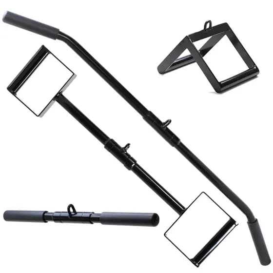 Kit 4 Puxadores Barra Reta + Costas + Neutro + Triângulo / Crossover Academia
