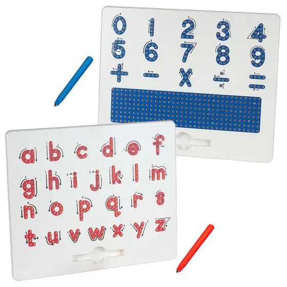 Lousa Mágica Magpad Alfabeto Letras Números Com Caneta Quadro Tela Lousa Braskit