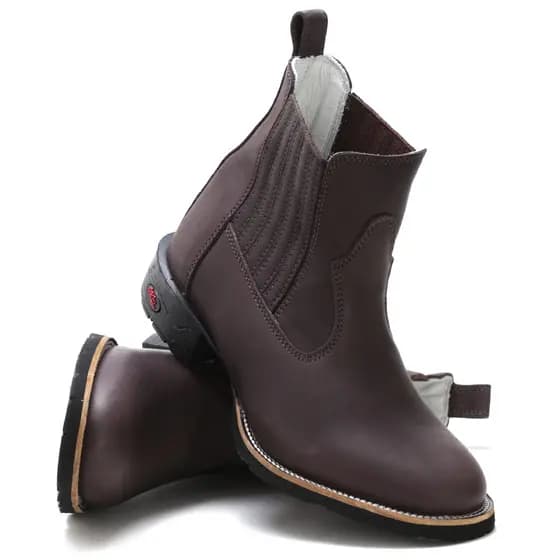 Botina Bota Country Texana Feminina Lisa Country Solado Resistente Linda e Confortável Original RHL