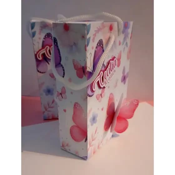 Sacolinha Surpresa Borboleta para Decoração de Festa-Lembrancinha- Aniversário