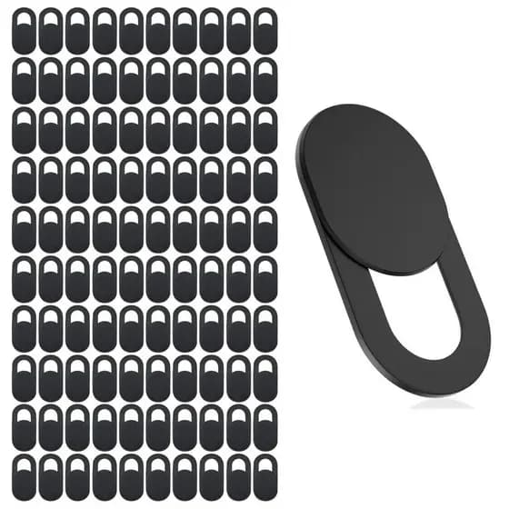 Kit 1000x Tapa Tampa Bloqueador Câmera Protetor Webcam Cover Anti-Espião Notebook Celular Macbook Tablet Cor: Preto
