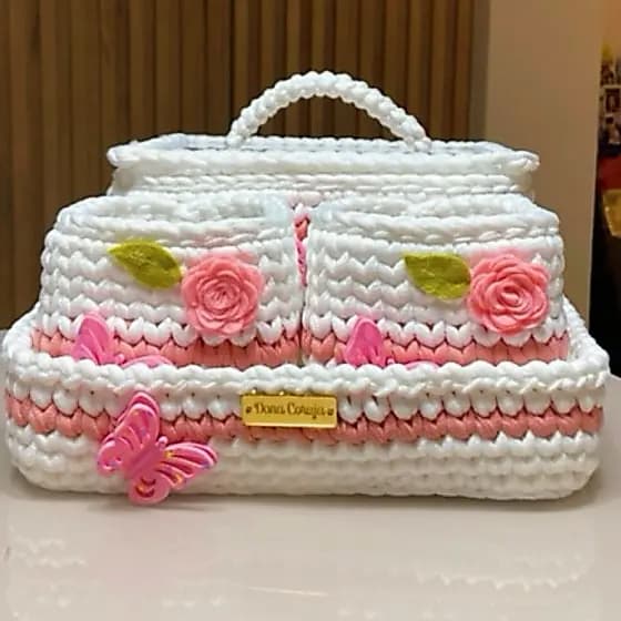 KIT HIGIENE BEBE 4 PEÇAS escolha as cores bebê enxoval
