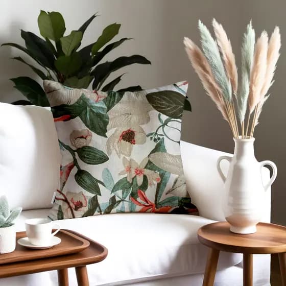 Kit Capas para Almofadas Decorativas com Zíper Invisível 45x45cm Sala Sofá