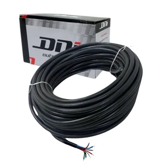 Fio Cabo PP Flexivel 7 vias Material Cobre Rolo 25 Metros DNI HYBPP710