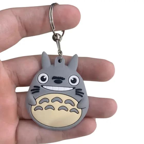 Chaveiro Emborrachado Alto Relevo Totoro