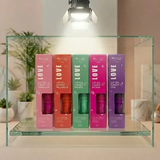 Kit com 2 Lip Oil Candy de 5ml - Max Love