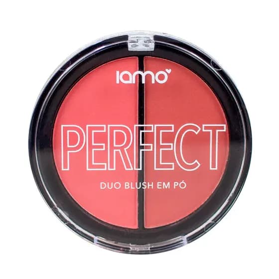 Paleta Duo Blush HD Ultra Fino em Pó Iamo -Textura Leve e Aveludada - Acabamento Natural