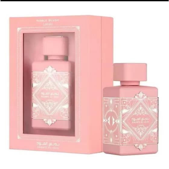 Perfume Árabe Badee Al Oud Noble Blush Lattafa Feminino Edp 100 MlL