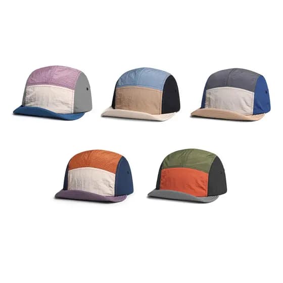Boné Masculino Five Panel Aba Curta Liso Nylon Malha Moda Corrida Ciclismo Feminino