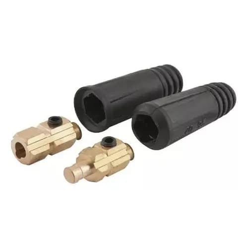Kit 2 Conector Engate Rápido Macho e Fêmea 9mm Cabo De Solda 10-25mm
