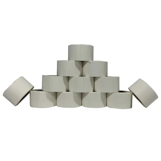 Kit 48 Rolos Etiqueta Termica Adesiva Branca 40x40 C/ 500 Unidades Zebra Elgin Balaça Toledo