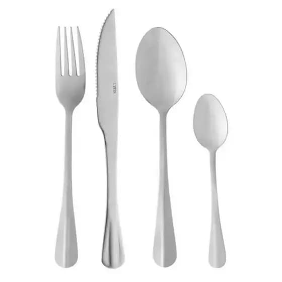 Conjunto Talheres 24 Pçs Positano Inox Alta Elegância | Lyor