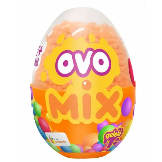 Slime Gelelé Ovo Mix Foam 3645 Doce Brinquedos