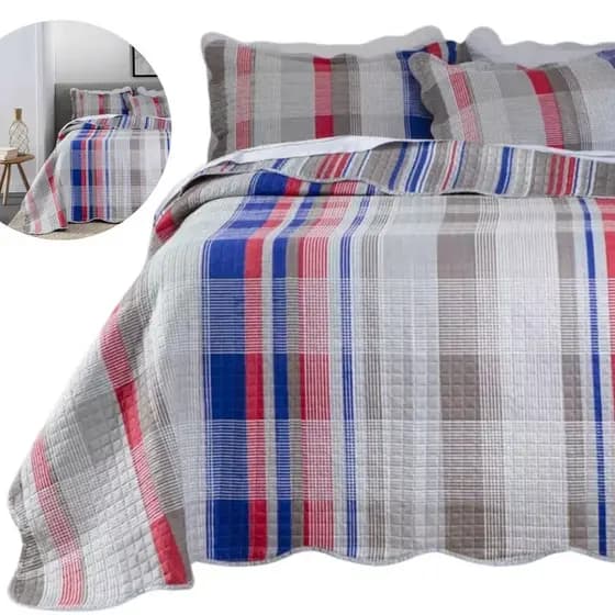 Colcha Para Cama Paris Color Art Decorativa Solteiro Elegante E Macio 160x240cm1 Porta-Travesseiro