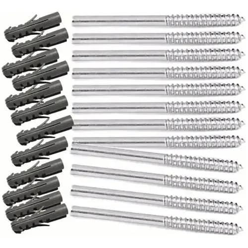 Suporte Invisível Prateleira - Kit C/ 10 Peças (11cm X 6mm) Grátis Bucha