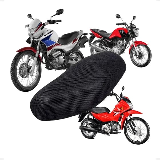 Capa Térmica Protetora De Banco Moto Impermeável Cg Titan Biz Pop 100 125 110 Lander Fazer Twister