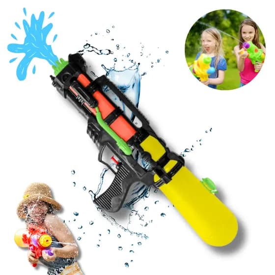 Arminha De agua 41cm pistola Em Plástico Verão Praia Infantil Revolver Lançador Arminha De agua Grande Brinquedo