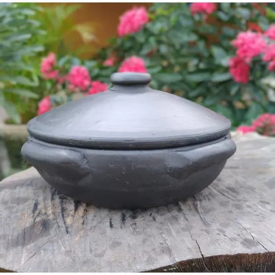 Moquequeira de Barro | Panela baixa para Moqueca | Caçarola Rasa Artesanal