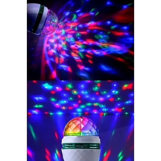 Lampada Led, Luz de balada, Luz giratória, Luz colorida.