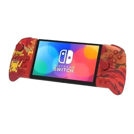 Gamepad Hori Split Pad Pro Pikachu Charizard Vermelho Volcanic Red