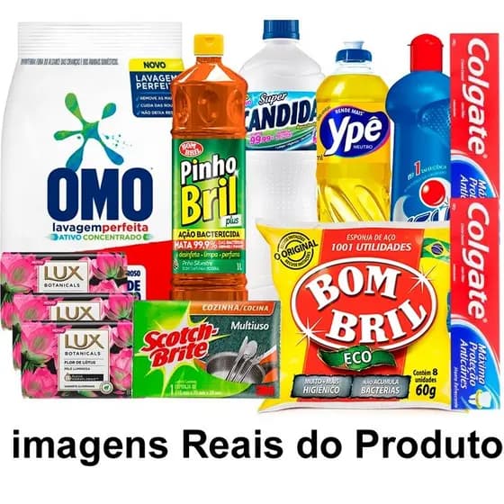 Cesta Basica Higiene E Limpeza 13 Itens Boas Marcas Doação