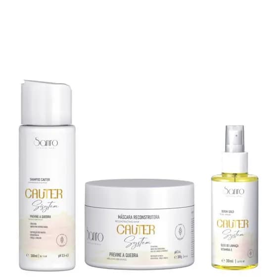 Kit Cauter System 300g Sanro Cosméticos