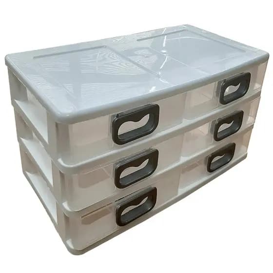 Gaveteiro De Mesa Mini 6 Gavetas Organizador Multiuso Escritório Organização São Bernardo