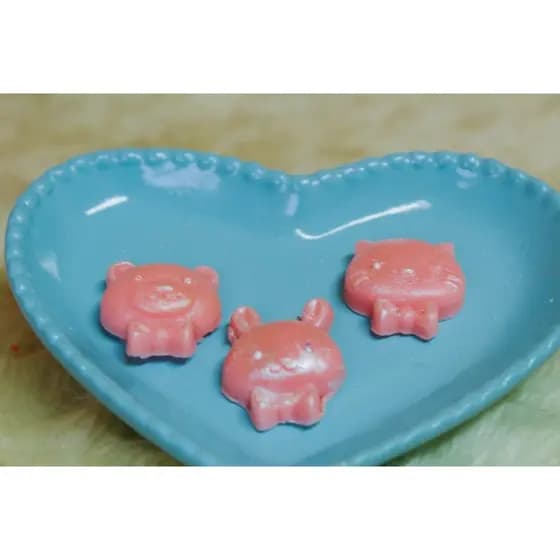Molde, Forma de Silicone Para Sabonetes Artesanais, Artesanatos, Resina, Biscuit, Modelo Molde de Silicone 0257 - MOLDE DE SILICONE ANIMAIS CUTE