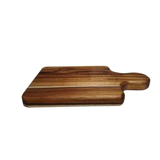 Tábua Multiuso de Madeira Teca 24x17cm Para Caipirinha Ou P/cortar Temperos