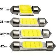 Lampada Torpedo Led 12v Todos Os Carros Todos Os Tamanhos
