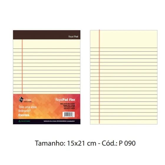 BLOCO ROYAL PAD FLEX 50 F PAUTADO