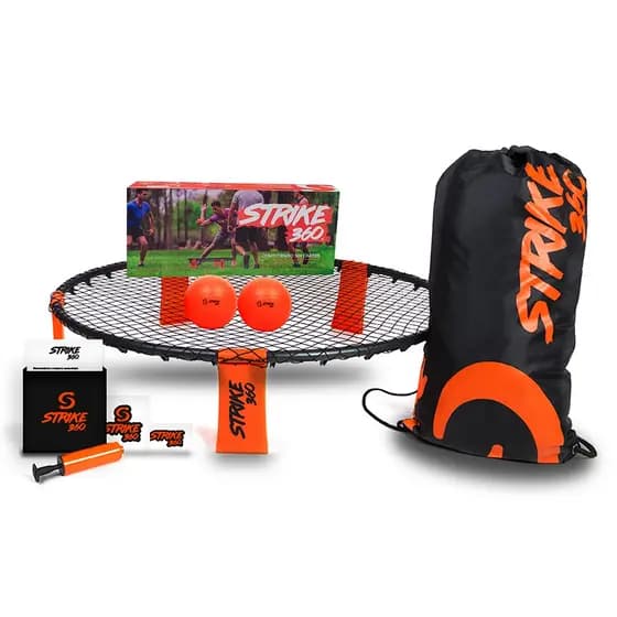 Strike 360 Roundnet Kit Oficial Jogo de Praia Ar Livre Brinquedo Diversão Família
