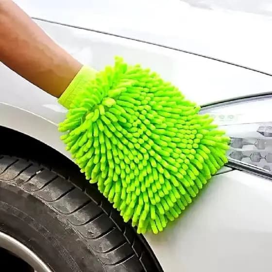Luvas Multiuso Microfibra Premium Lavagem Automotiva Carro Moto Caminhão Cores Sortidas Útil