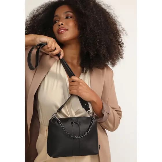Bolsa Feminina Transversal Corrente Retta Oficial