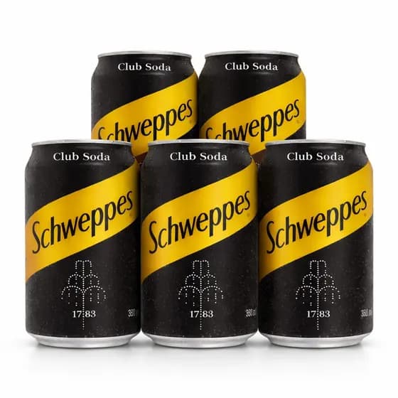 Kit 5 Club Soda SCHWEPPES 350ml