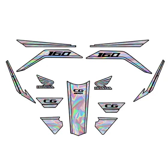kit adesivos holográficos Titan ou Fan 160/ 22-23