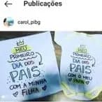Kit pai e filha dia dos pais