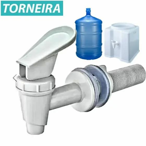 Torneira Universal Filtros e Suporte Galão de Água Torneirinha Automática
