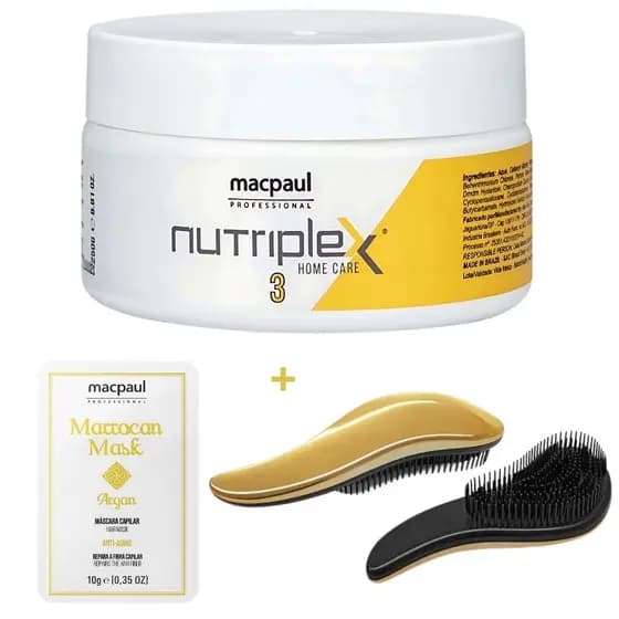Máscara Capilar Home Care Mask Nutriplex Nº 3 - 250g - Macpaul