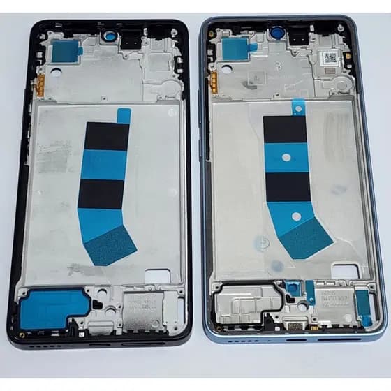 Carcaça aro para Redmi Note 13 4G - 23124RA7EO, 23129RAA4G, 23129RA5FL, Chassi novo com botões