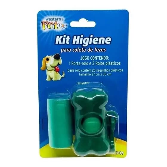 Kit Higiene Coleta Fezes Cata-coco Cachorro Gato