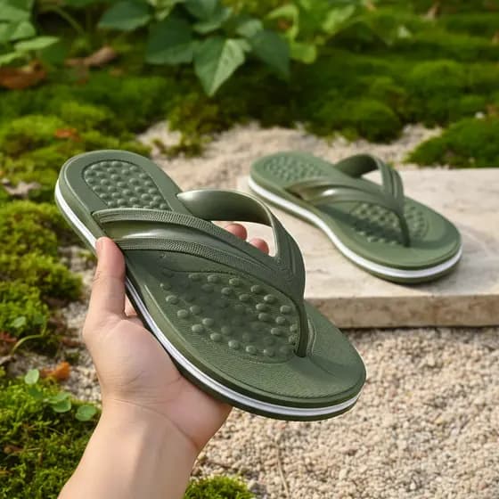 Chinelo Feminino Ortopédico Anatômico Para Caminhadas e Praia