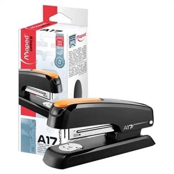 GRAMPEADOR DE MESA 24/6 26/6 25FLS -A17 - PRETO MAPED