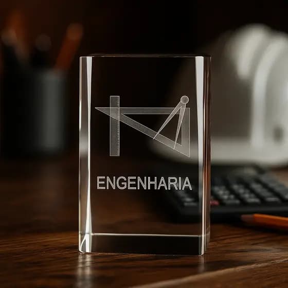 Cubo De Profissão Engenharia Enfeite Decorativo