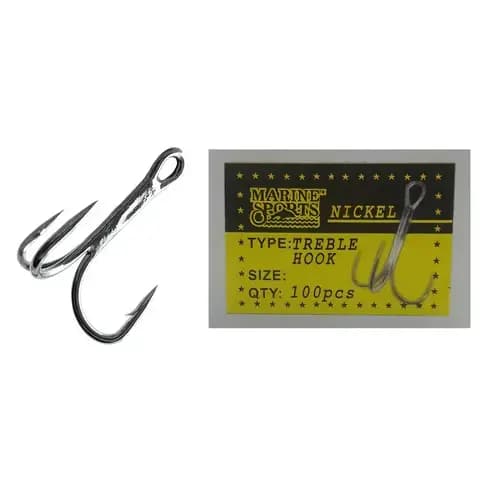 Garateia Marine Sports Lambada Anzol 3 Pontas Nickel Caixa 100p